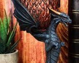 Dragon Scales With Servant Winged Drake Stem Base Drinking Wine Goblet C... - $29.99