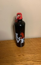 Mickey Mouse love metal water bottle never used NEW - £7.51 GBP