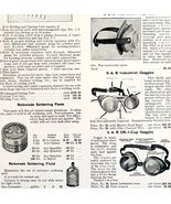 1922 N.T. Bushnell Welding Goggles Supplies Advertisement Catalog Hardwa... - €21,30 EUR
