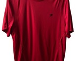 FILA Sport Mens Red Short Sleeve Sport T Shirt Size S - $13.32