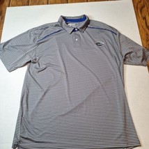 Russell Athletic Polo Shirt Men 2XL Gray Short Sleeve Florida Gators Col... - $12.86