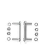 1963-1982 Corvette Stud Plate Steering Damper Power Steering Cylinder Br... - $29.95