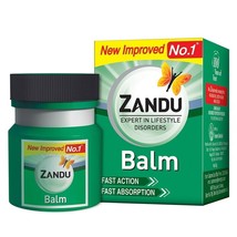 ZANDU Balm 8ml cold headache, muscle joint pain, backache 1 Pc - £7.31 GBP