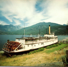 1977 Sternwheeler SS Moyie Kaslo British Columbia Canada Posted Chrome Postcard - £7.15 GBP