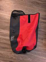 TRANSIT Waterproof Bike Pannier Bag Black Red + bike pump - $90.00
