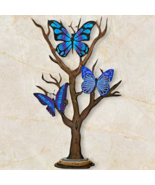 Whimsical Butterfly Tree sculpture, 36x22, Trio Butterfly Floor Sculptur... - $7,233.81 MXN
