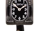Limited Edition Leopard Tail/Bow Kit-Cat Klock Swarovski Jeweled Clock - £127.39 GBP
