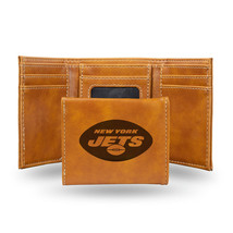 New York Jets Wallet Trifold Laser Engraved - $55.49