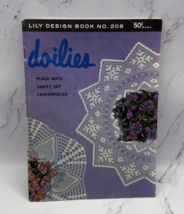 Vintage Doilies Place Mats Vanity Set Centerpieces Lace Lily Design Book... - £4.59 GBP