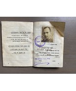 Israel General Union of Workers Member Document From 1934 - $23.32