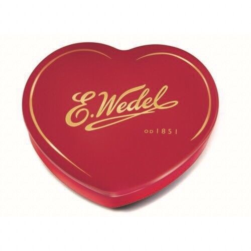 E.Wedel Chocolate Variety from Poland -HEART SHAPED TIN -FREE SHIP - £23.34 GBP