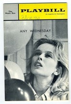 Playbill   Any Wednesday 1964 Sandy Dennis Don Porter Gene Hackman - £19.42 GBP