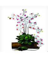 Nearly Natural 2044-WH-12 31.5 in. H White Phalaenopsis Stem - Set of 12 - £127.53 GBP