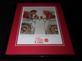1965 Coca Cola Things Go Better With Coke 11x14 Framed ORIGINAL Advertisement - £35.40 GBP