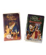 Walt Disney Classic Beauty &amp; The Beast &amp; The Enchanted Christmas - 2 VHS... - $9.95
