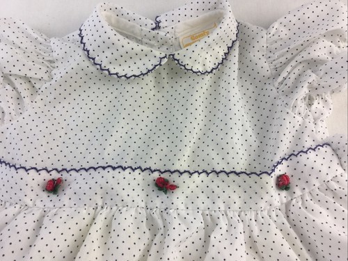 Vtg Dress 18 Months Ruffle Lace Comfy LIL ANGEL Kiddie Korner - $29.69