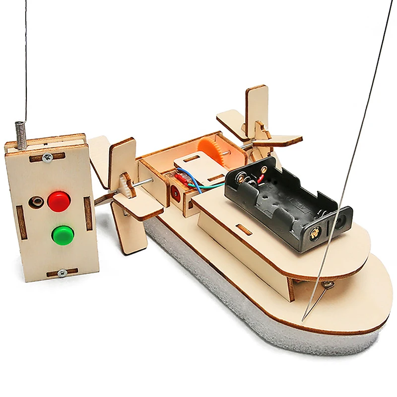 DIY Science Toys Remote Control Boat Kids STEM Educational Experiment Puzzle T - £10.67 GBP