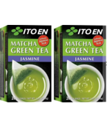 Two (2) Boxes of Ito En Matcha Green Tea Jasmine 20 Tea bags each (40 te... - £14.04 GBP