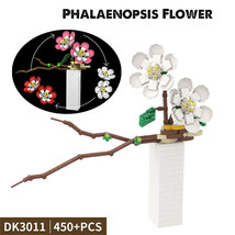 Phalaenopsis Flower Model Building Blocks Set Decoration Gift Bricks Toy... - £18.62 GBP