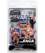 Star Wars Saga Collection Vintage Throwback Luke Skywalker X-Wing Pilot - $780.42 MXN