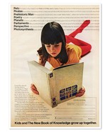 Grolier New Book of Knowledge Encyclopedia Vintage 1972 Full-Page Magazi... - $9.70