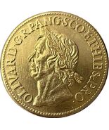 Medaglia storica fantasy di Oliver Cromwell, 1656 - Inghilterra del XVII... - $18.66 CAD