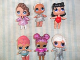 LOL Surprise Mini Dolls ~ Super lot of  6 Doll Figures + All Different - £9.29 GBP
