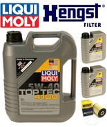 Oil Change Kit LIQUIMOLY TopTech 4100 5W-40+Hengst E1001HD28 Filter see ... - $2,031.85 MXN