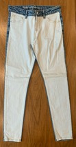 NWT Gymboree Super Skinny Girls Size 10 Denim Jeans Pants Two Tone (8781) - £10.15 GBP