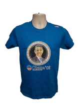 2008 Obama Seal of the President Nations Capital Adult Small Blue TShirt - £15.13 GBP