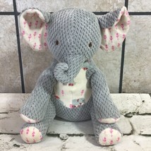 Bunnies By The Bay Elephant Plush Gray Soft Chenille Stuffed Animal Flor... - £11.67 GBP