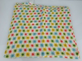 Aden + Anais Baby Blanket White Green Yellow Pink Blue Flower Muslin Swaddle - $34.64