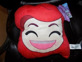 Disney Emoji Little Mermaid Laughing Ariel Pillow NEW - $23.50