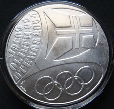 Portugal 10 Euro Silver Coin 2004 Olimpicos Atenas Mint Unc In Capsule - £26.09 GBP