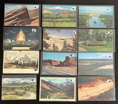 Vintage Postcards Mixed lot 12  Destinations Views Unusual Posted and No... - $14.46