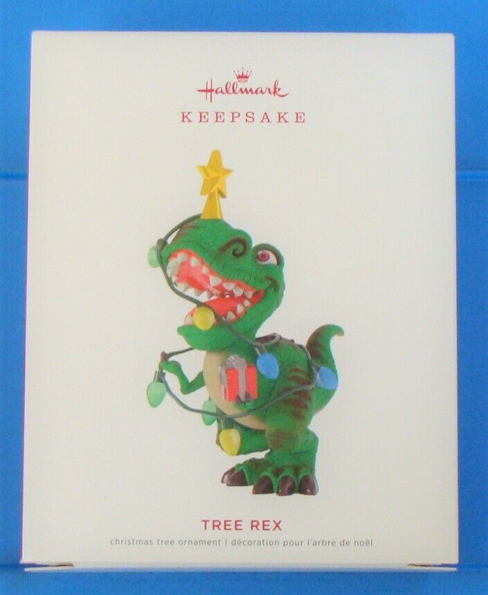 2019 Hallmark Keepsake TREE REX Dinosaur T Rex Christmas Ornament NEW - £31.89 GBP