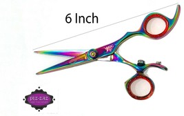 Piz-Zaz professional beauty shear Rainbow  WITH 6 SHEARS CASE - £35.39 GBP