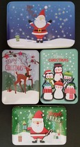 Christmas Holiday Cookie Tins Nesting Metal Gift Boxes Set B, Select: Size/Theme - £2.32 GBP+