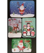 Christmas Holiday Cookie Tins Nesting Metal Gift Boxes Set B, Select: Si... - £2.33 GBP+