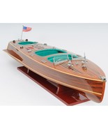 Old Modern Handicrafts Chris Craft Speedboat Model with Triple Cockpit -... - $10,589.11 MXN