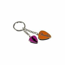 Genuine Fender Model 9100264000 Love Peace and Music Keychain Metal Keychain - £11.38 GBP