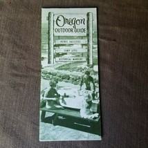 1960 Oregon Outdoor Guide Fold out Map Picnic Facilities Camp Sites Info... - £12.36 GBP