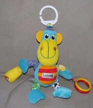 Lamaze Morgan the Monkey Play and Grow Clip N Go Stuffed Plush Blue Baby Toy - £12.65 GBP