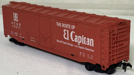 Vintage  The Route of El Capitan HO Scale Box Car 49277 A.T.S.F. Tyco - £16.91 GBP