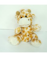 Giraffe Hand Puppet Orange White Brown Full Body Hard Eyes 10&quot; Plush Toy - $18.80