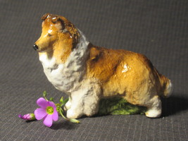 Ron Hevener Collie Figurine Miniature  - $25.00