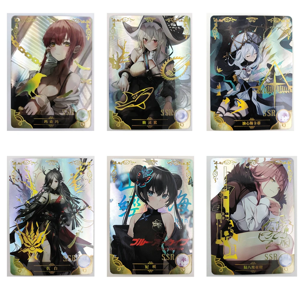 Anime Cartoon Goddess Story Gilding Flash Cards Cute Sexy Goddess Treasure - £7.04 GBP+