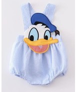 NEW Boutique Donald Duck Baby Boys Sleeveless Blue Bubble Romper Jumpsuit - £13.36 GBP