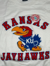NWT Official University Of Kansas Jayhawks Vintage 80s T-shirt NCAA Champs sz XL - £39.86 GBP