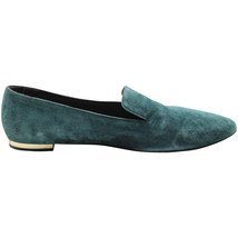 Burberry Loafers In Suede Women Teal Size 11 - $234.65